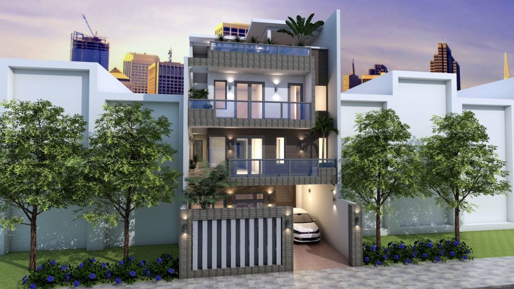 5 Bedroom 4 Story House Plan 8x11m - Sam Phoas Home
