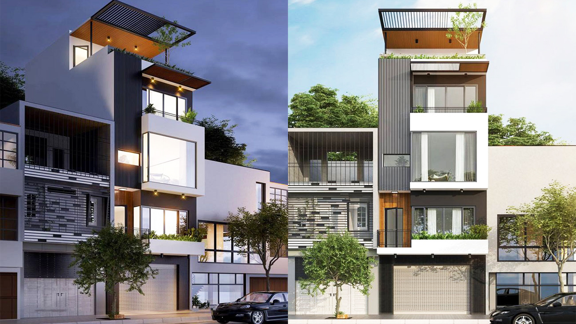 Narrow Lot House Plans 5x9.5m with 4 Bedrooms - SamPhoas Plan