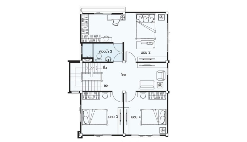 5 Ideas Home design plan 7x10m - SamPhoas Plan